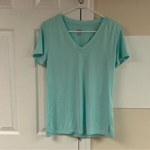 Reebok PlayDry V-neck Athletic Tee
